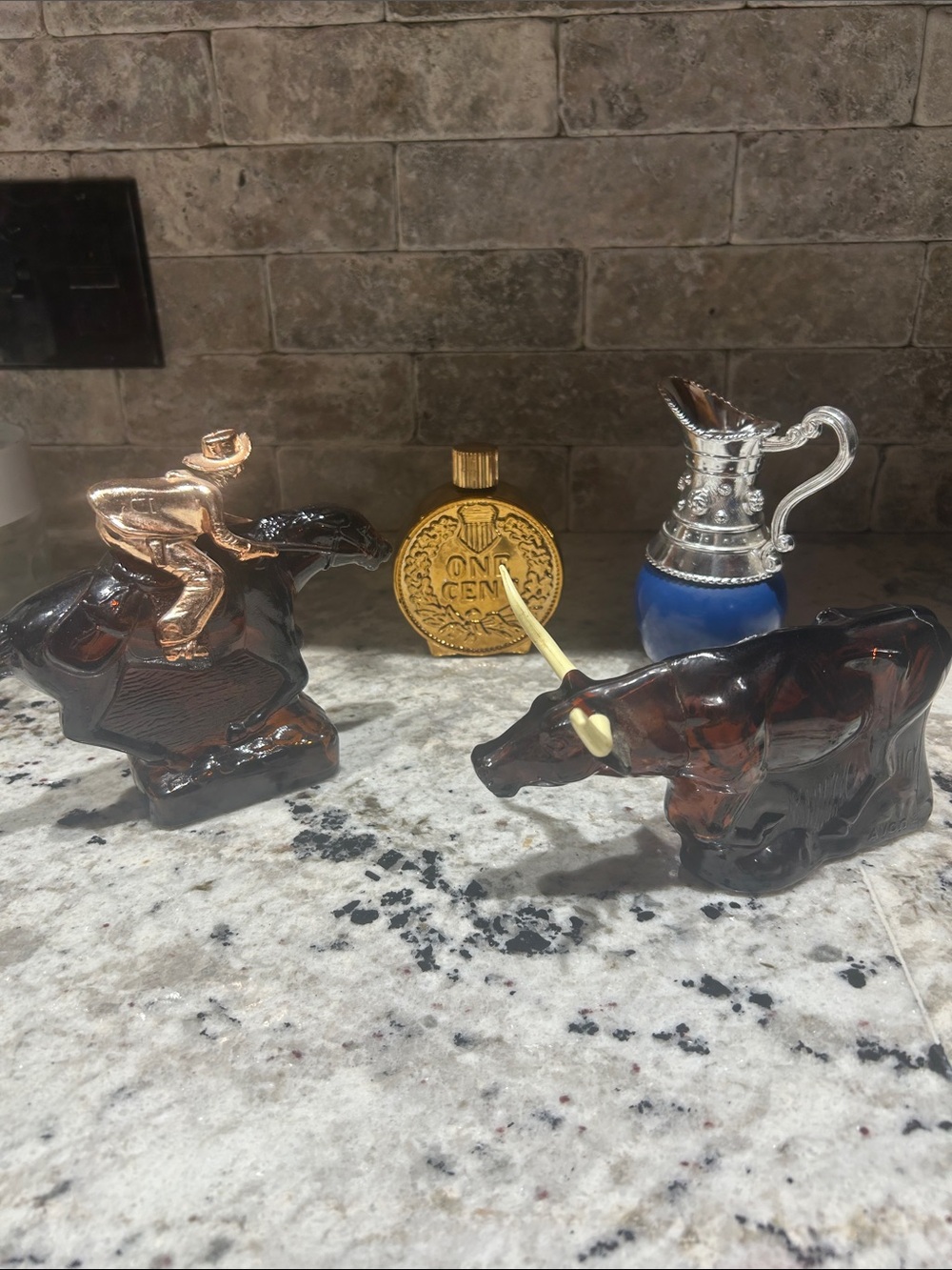 Vintage Avon Collectible Figural Bottles – 4 Piece Lot
